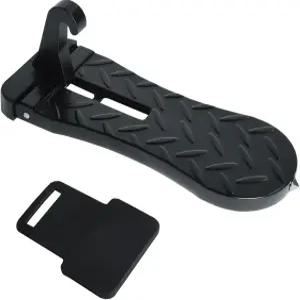 래치 프로텍터가 있는 자동차 도어 스텝 확장형 접이식 알루미늄 합금 두 발로 사용할 수 후크 스탠드용