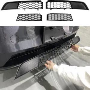 테슬라 모델 Y 주니퍼 2025 2026용 그릴 메시 인서트 곤충 보호 기능이 있는 전면 통풍구 커버 가드 신모델