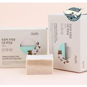 부드러운 클렌징 화장솜 200매 무형광 무표백