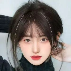 도밍코 네추럴 앞머리 부분가발 SD-250313