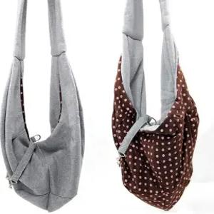 고양이용 반려동물 슬링 캐리어 가방 여행용 토트 최대 16파운드그레이