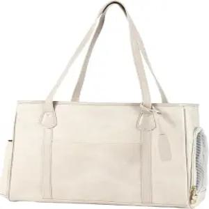 모난러 스타일리시한 개 지갑 캐리어 작은 고양이 강아지용 가죽 애완동물 가방 항공사 승인 소프트 사이드