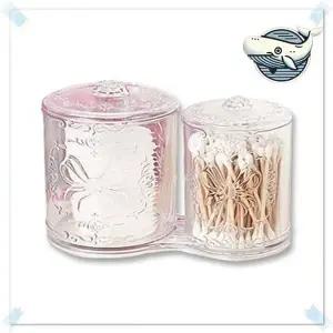 빈티지 면봉통 세련된 디자인 화장솜 보관함