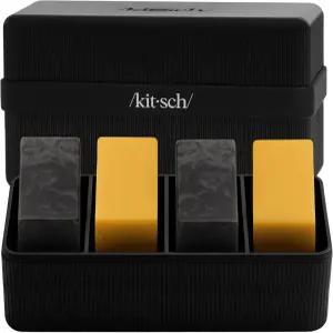 키치 4칸 여행용 비누 케이스 바 홀더 및 정리함 TSA 승인 가볍고 내구성이 뛰어나며 누수 방지 재활용