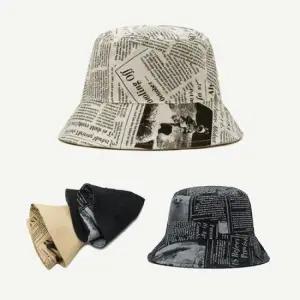 벙거지모자 뉴스페이퍼 버킷햇 벙거지모자 ELM-006