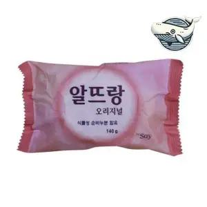 자연 유래 핑크 세안비누 3개 세수비누