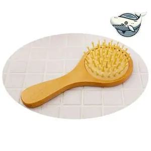 자연 원목 헤어브러쉬 5P 두피 마사지 브러쉬