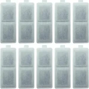 위스커 시티 자동 반려동물 분수와 호환되는 표준 교체 대형 정수 필터 10팩