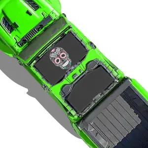 쉐이드 디어 JT 선쉐이드 탑 지프 글래디에이터 호환 메시 스크린 루프 커버20182023 윈드 노이즈 UV