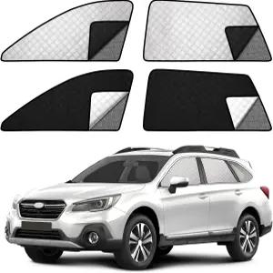20152020 아웃백용 자투토 자동차 창문 그늘막 통기성 메시 스크린과 리버서블 커버 디자인 프라이버시 및
