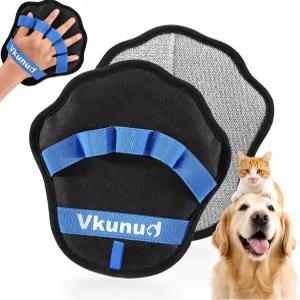 Vknund 반려동물 제모 장갑 의류 가구 소파 카펫 침구 카시트용 재사용 가능한 패브릭 도구2PCS