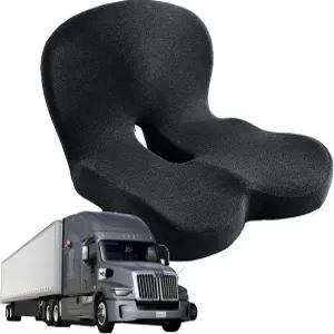 트럭 운전사용 메모리 폼 시트 쿠션 사무실 의자 가정용 카시트 논 슬립 패드 직장인용 인체공학적 블랙