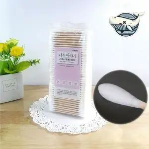 자연 친화적 고급 면봉 나무 원료 비건 면봉