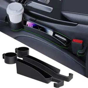 카시트 시트 필러 2피스 세트 물품 낙하 방지를 위한 차단기 사이의 공백을 메우기 위해 4in1 다기능 워터