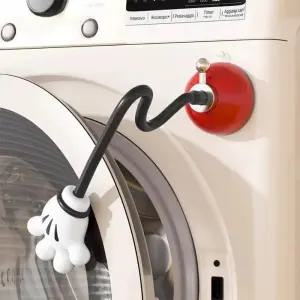 전면 하중 세탁기 도어 소품 및 스토퍼 2.5인치 흡입 컵 베이스와 유연한 호스가 있는 홀더 탈착식 냄새