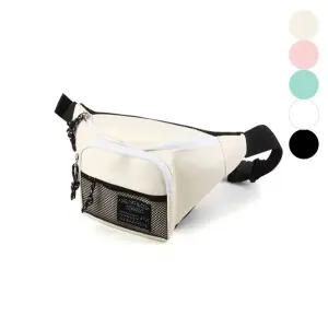 남녀 메쉬 포켓 여행 보조가방 크로스 트래블 슬링백 uOv9+3zeM