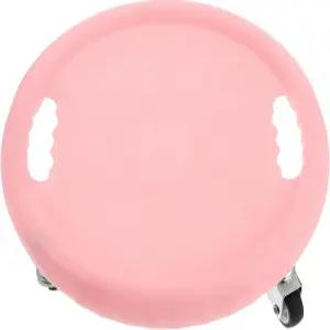 코어 근력 운동을 위한 핑크 피트니스 슬라이드 보드와 미끄럼 방지 무릎 패드가 장착된 밀리스텐 앱 롤러