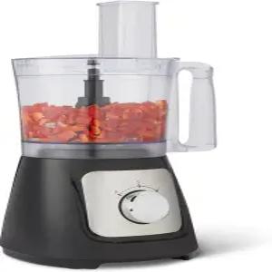 아마존 베이직 푸드 프로세서 및 야채 초퍼 컵 볼 10개 2단 500와트 모터 블랙