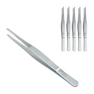 스텐 핀셋 미용족집게 10개입 일자형 미용
