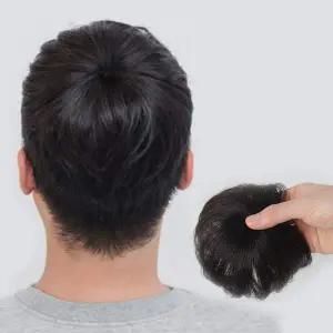 인모 탑커버 정수리가발 블랙