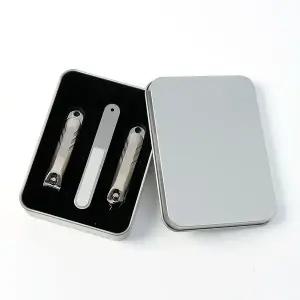 네일클리퍼 실버 01 NC 3종세트 레버컷 손톱깎이