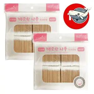 순면 귀이개 위생면봉 깨끗한 솜 귀세척 면봉