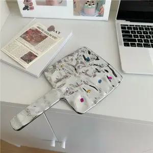 왜곡없는손거울 휴대용 다이아몬드 사각 대형