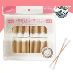 순면 귀이개 나무 면봉 위생면봉 청결한 귀지