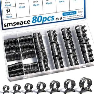 연료 라인 진공 호스 에어 스프링 밴드 클램프 키트에 사용되는 7-18mm 모음