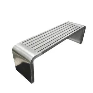 공원 벤치 스테인리스 철제 휴식 좌석 야외 흡연실 스틸 공원의자 테라스 체어
