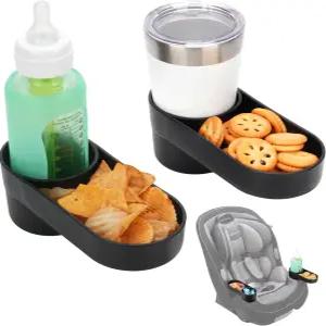 안전을 위한 2PCS 카시트 스낵 트레이/컵 홀더 1st EverFit Grow and Go 코스코 올인원 액세서리