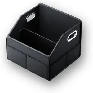 옴펠러스 카시트 정리함 뒷좌석용 접이식 차량 보관함 금속 손잡이가 있는 트렁크 및 안전벨트 고정 스트랩