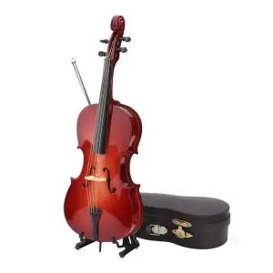 미니 바이올린 모형 악기 나무 피규어 미니어처 책상 소품 컬렉션 선물 장식