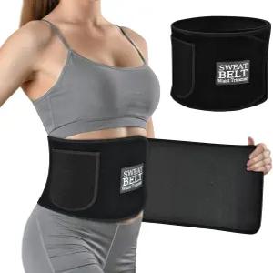 여성용 LKV 허리 트레이너 운동용 트리머 스웨트 벨트 밴드 바디 셰이퍼