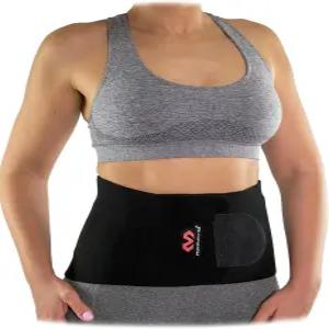 맥데이비드 스웨트 밴드 허리 트리머 벨트 지지대 운동 중 자세 개선 여성용 트레이너 흑인 원 사이즈