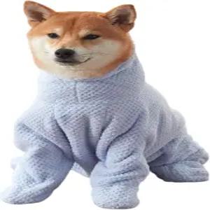 마논 로사 개 목욕 가운 타월 - 작은 고양이를 위한 흡수성 극세사 로브 후 수영장 해변을 빠른 건조