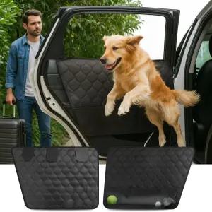 반려견용 써모헤일로 2PCS 자동차 도어 프로텍터 스크래치 방지 기능이 있는 방수 반려동물 커버 모든