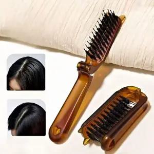 (보리별) 접이식 머리빗 휴대용 헤어 브러쉬 빗