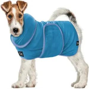 터프 퍼퍼 패스트 드라이 개 목욕 가운 800 GSM 플러시 수건 가운/드레싱 흡수력이 뛰어난 애완동물/강아지