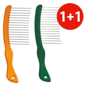 [에이치플러스몰]세븐 1+1 철빗 헤어브러시 0010 헤어빗 머리빗 정전기