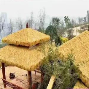 인조볏집 원두막 카페 초가 볏짚 집 인조 1mx3m