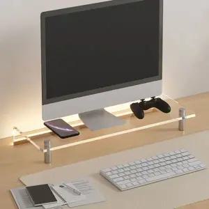 60cm 모니터 아크릴 받침대 투명