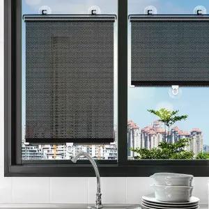 창문 미니 소 햇빛가리개 차단 붙이는블라인드 작은창