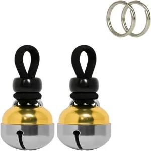 노블 벨 페어 미국산 핸드메이드 고양이와 반려견을 위한 엑스트라 라우드 칼라 프리미엄 황동 니켈 실버