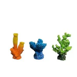 어항꾸미기 산호초 구피어항 인공수초 어항꾸미기 산모양장식 인조수초 인조장식