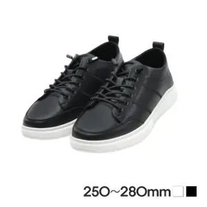 소가죽 스니커즈 캐쥬얼 블랙 화이트 스니커즈운동화 남성 스니커즈 키높이 스니커즈