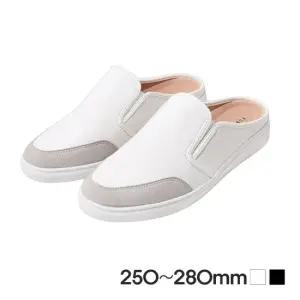 깔끔한 화이트 블랙 남성 블로퍼 슬리퍼 데일리 슈즈 사무실슬리퍼 실내슬리퍼