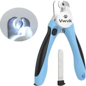 개 고양이 손톱깎이 및 트리머 LED 조명으로 손톱/선 과도한 절단을 방지하는 빠른 센서 안전 가드 두꺼운