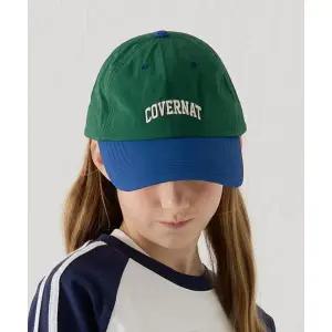 매장정품 COVERNAT 커버낫 KIDS 아치 로고 컬러콤비 볼캡 그린 CK2501CA10GN 1264506