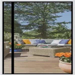 자석 스크린 도어는 크기 24인치 x 80인치 26인치 81인치 리버서블 왼쪽 측면 개구 상단 중간 찢어짐 방지